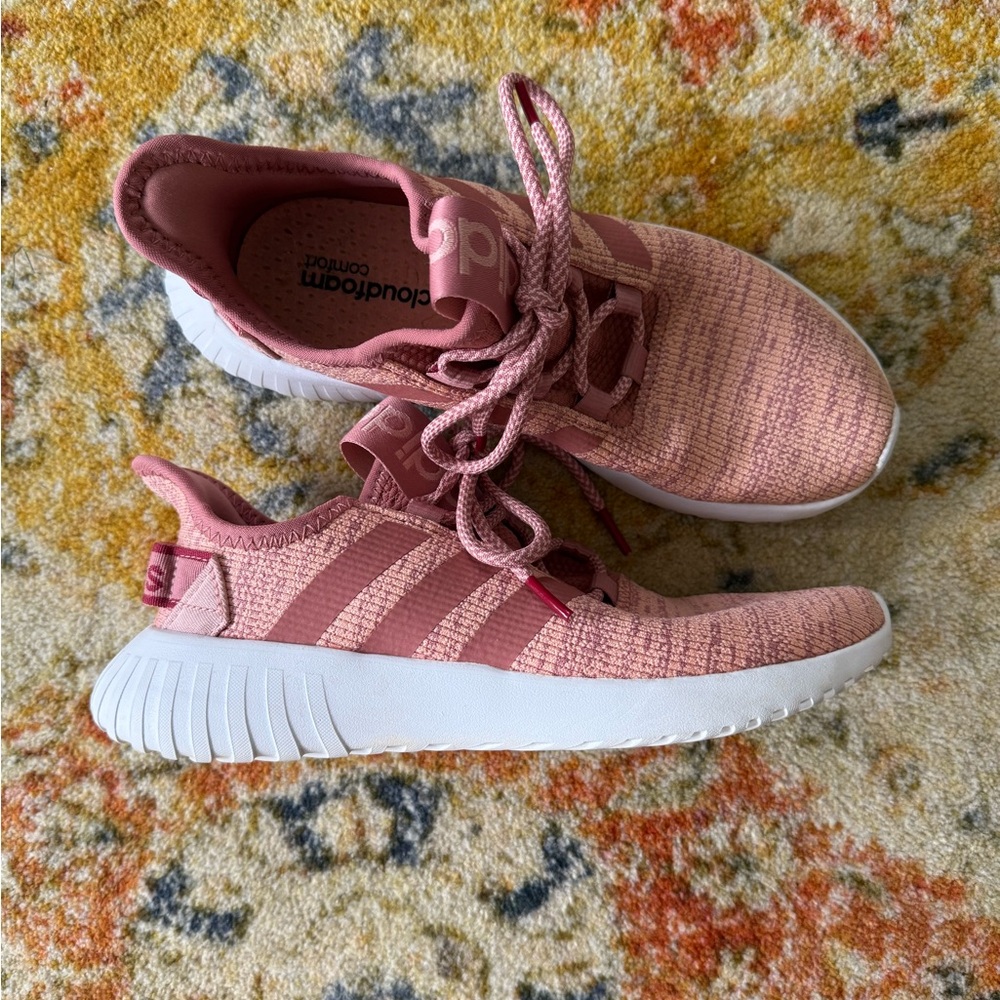 Pink adidas sneakers